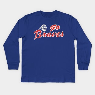 Go Braves! Kids Long Sleeve T-Shirt